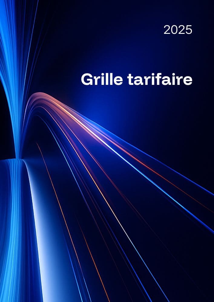 Visuel de la grille tarifaire des développeurs Etixio