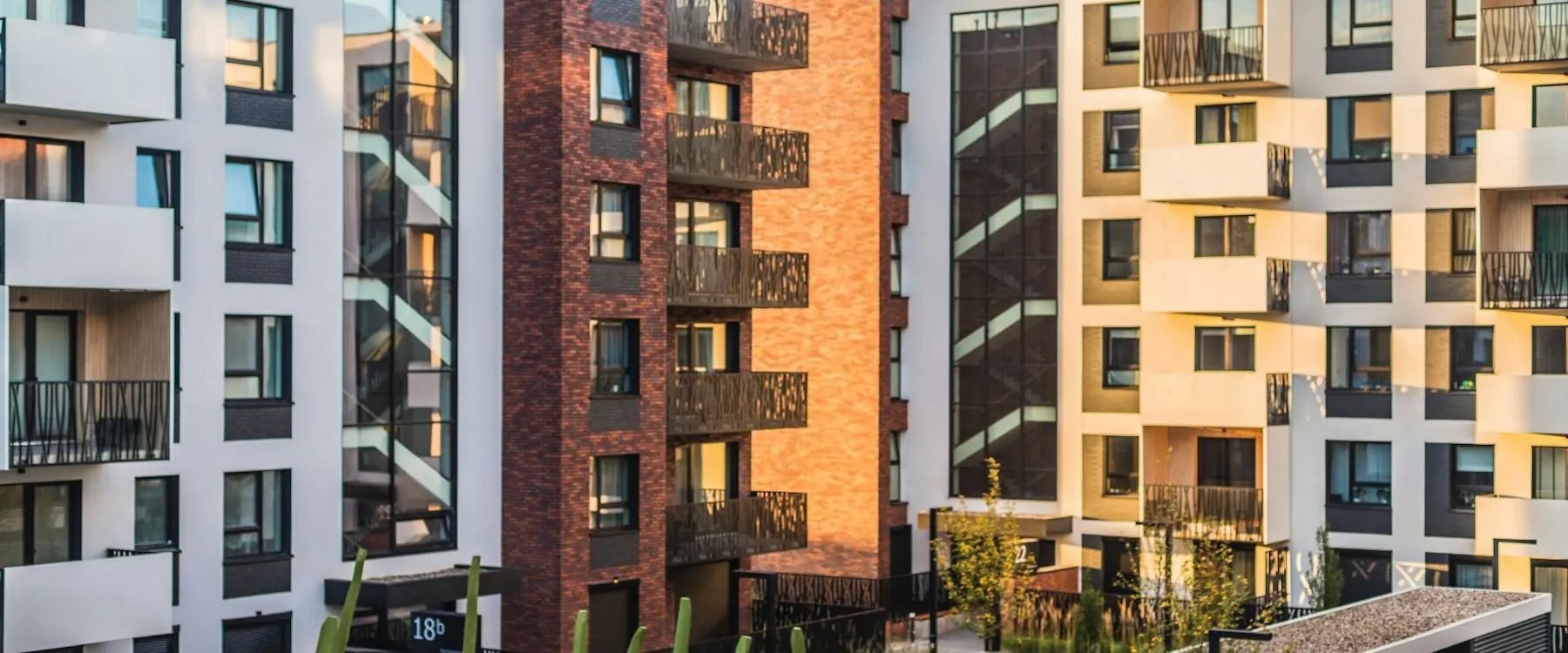 Façades d’immeubles résidentiels