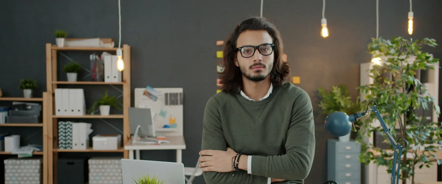 Un dirigeant dans son bureau