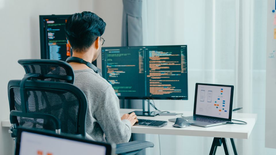 équipe offshore pilotant un projet informatique