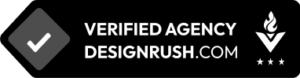logo DesignRush plateforme de référence partenaire Etixio