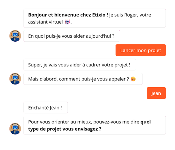 Chatbot d’intelligence artificielle conçu pour accompagner les usages métiers