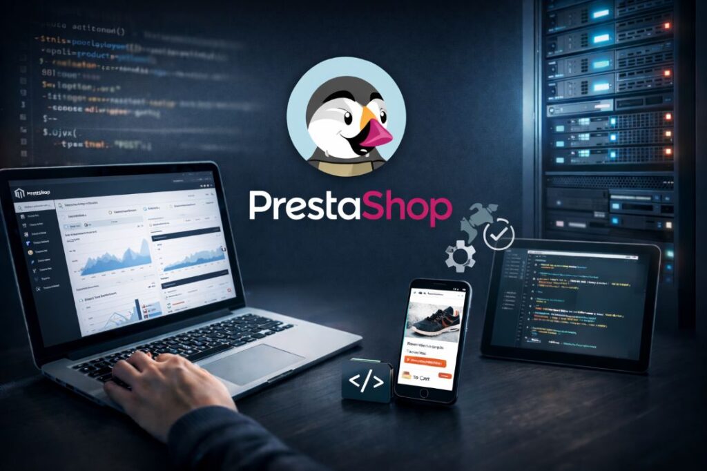 Développez une boutique PrestaShop rapide, rentable et adaptée aux marchés européens avec l’accompagnement d’Etixio.